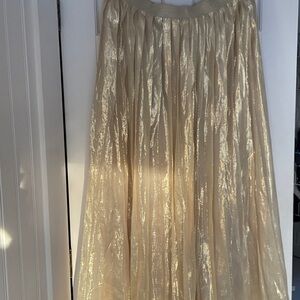 NWT CALYPSO ST BARTH GOLD SKIRT L